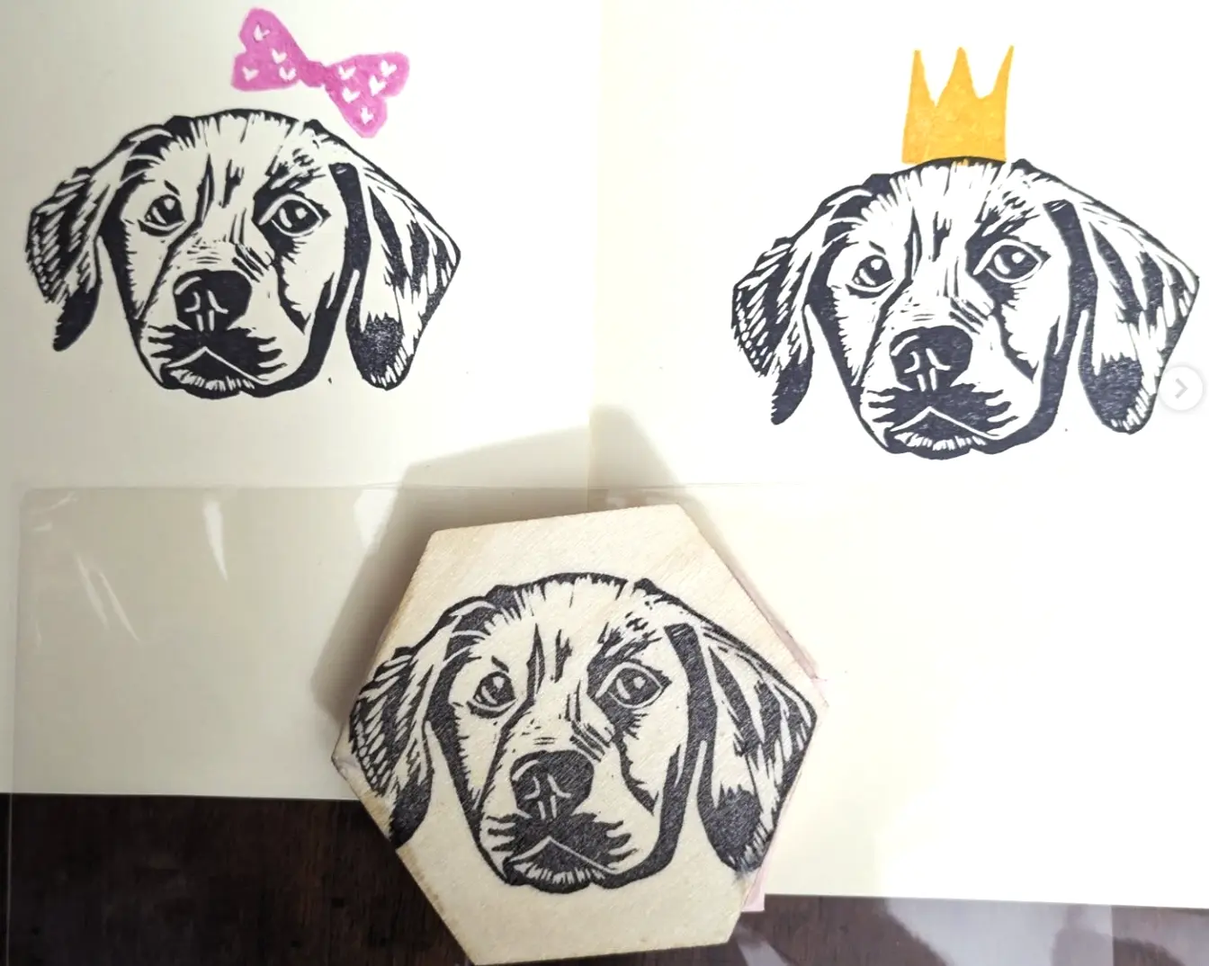 Gift Card for Custom Linocut Stamp