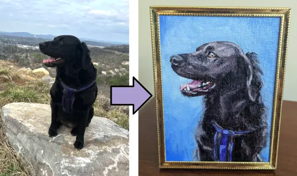 Gift Card for Mini Oil Portrait