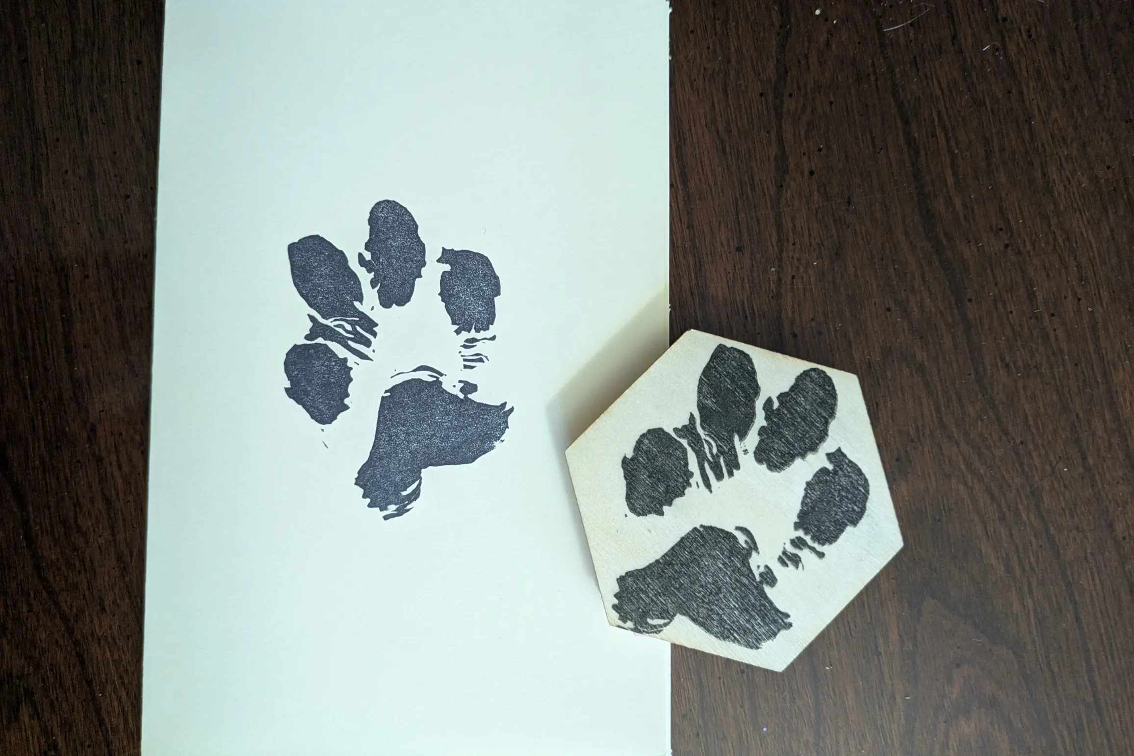 Gift Card for Custom Linocut Stamp